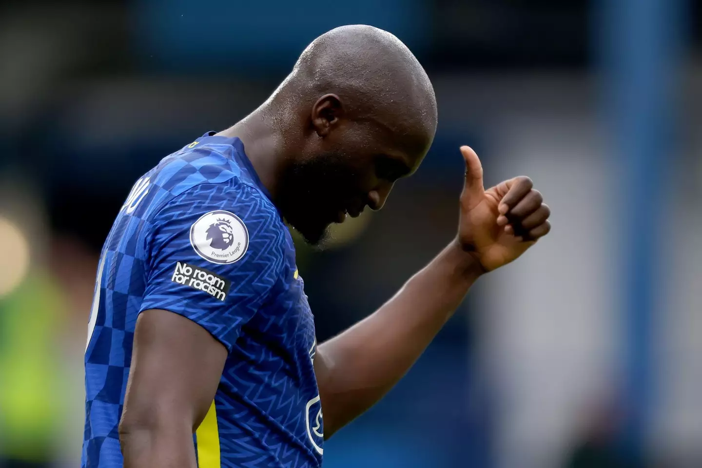 Romelu Lukaku against Wolves for Chelsea. (Alamy)