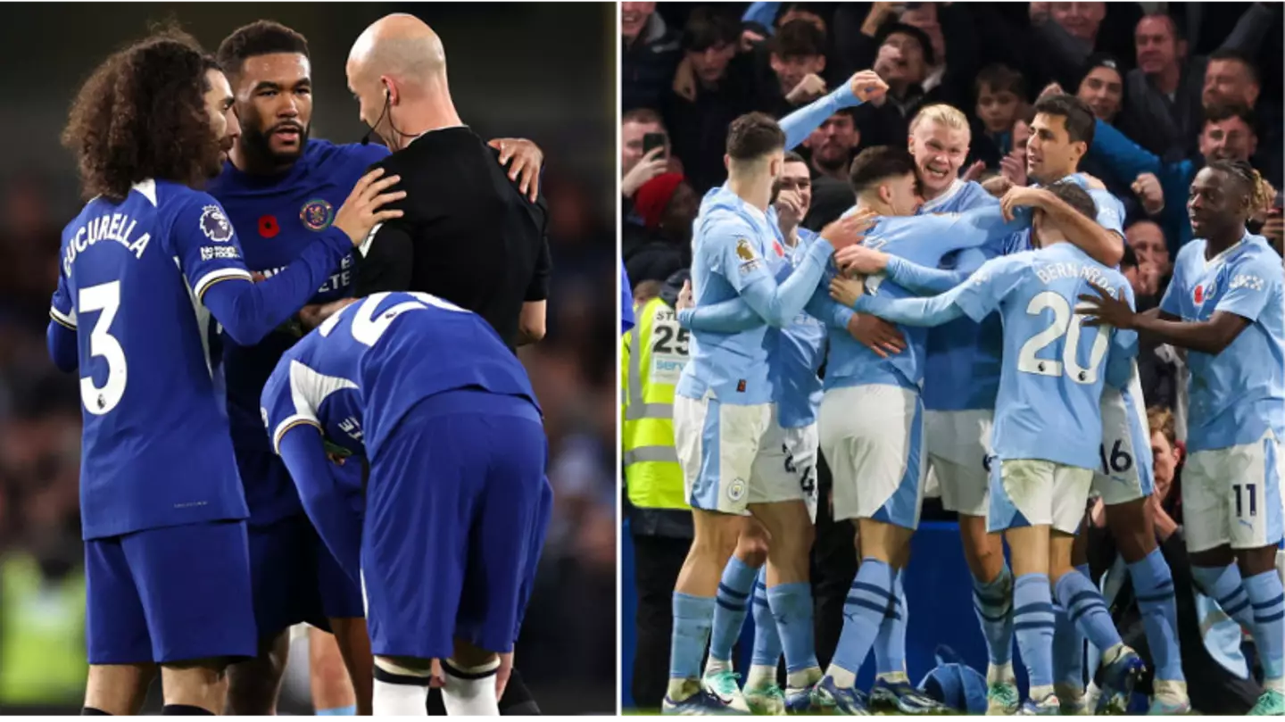 Fans think Man City should have been down to 10 men vs Chelsea after officials 'miss' key decision