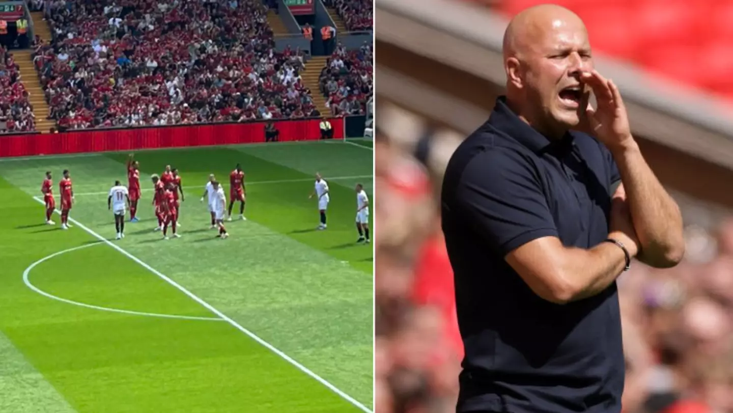 Liverpool have a new bizarre corner kick routine under Arne Slot