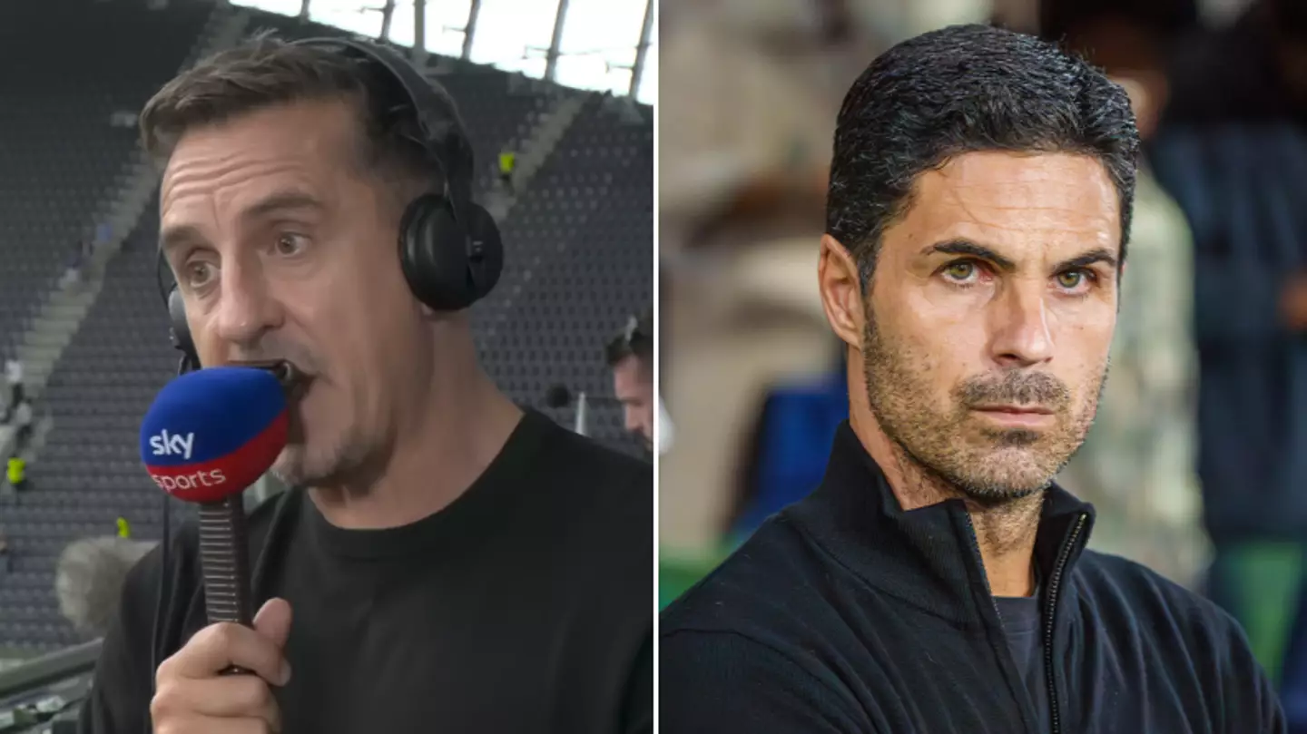 Gary Neville makes astonishing claim about Arsenal and Mikel Arteta and it's got everyone talking
