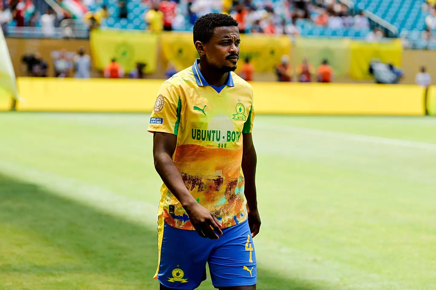 Teboho Mokoena played in the Club World Cup for Mamelodi Sundowns (Image: Getty)