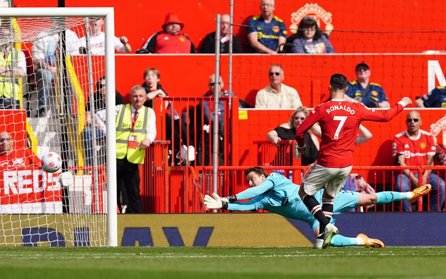 Ronaldo puts United ahead. (Image