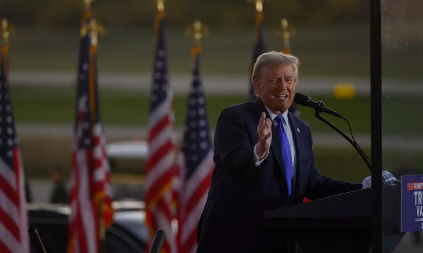 Donald Trump spoke in Latrobe during his election campaign (Credit:Getty)