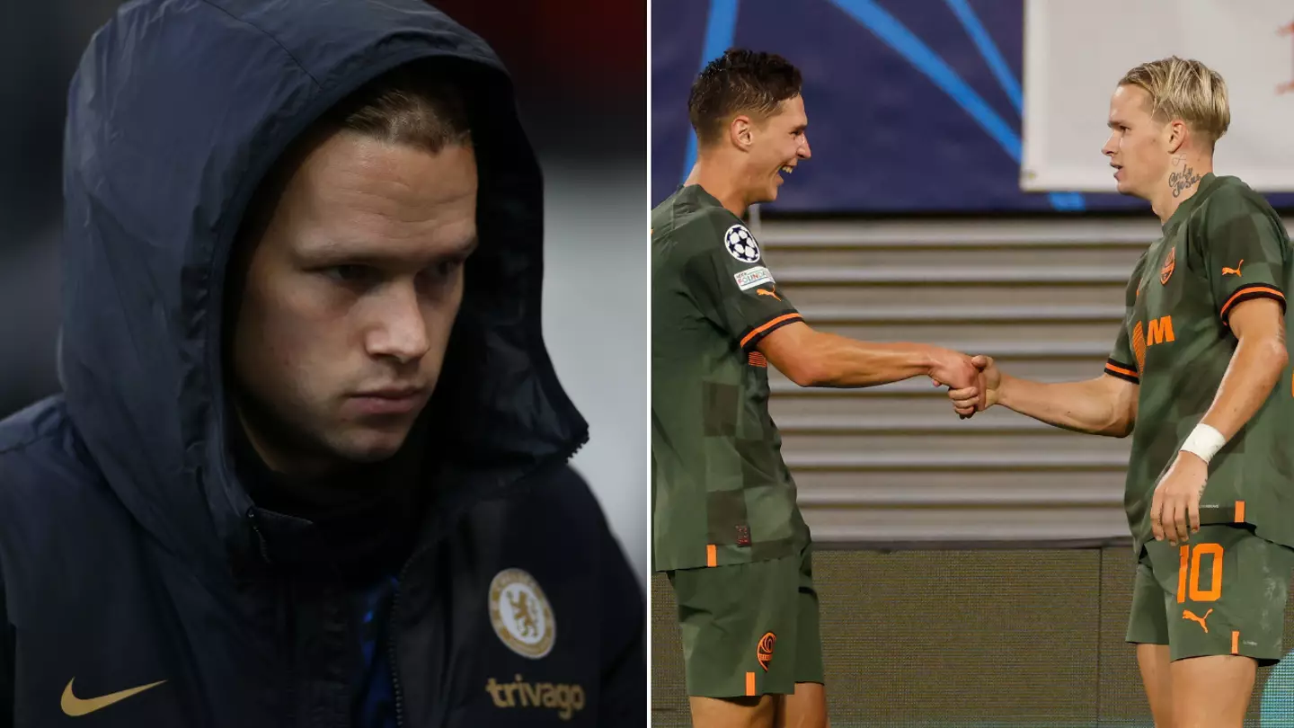 Mykhailo Mudryk has 'blamed Chelsea teammates' for his struggles as private chat 'leaked'