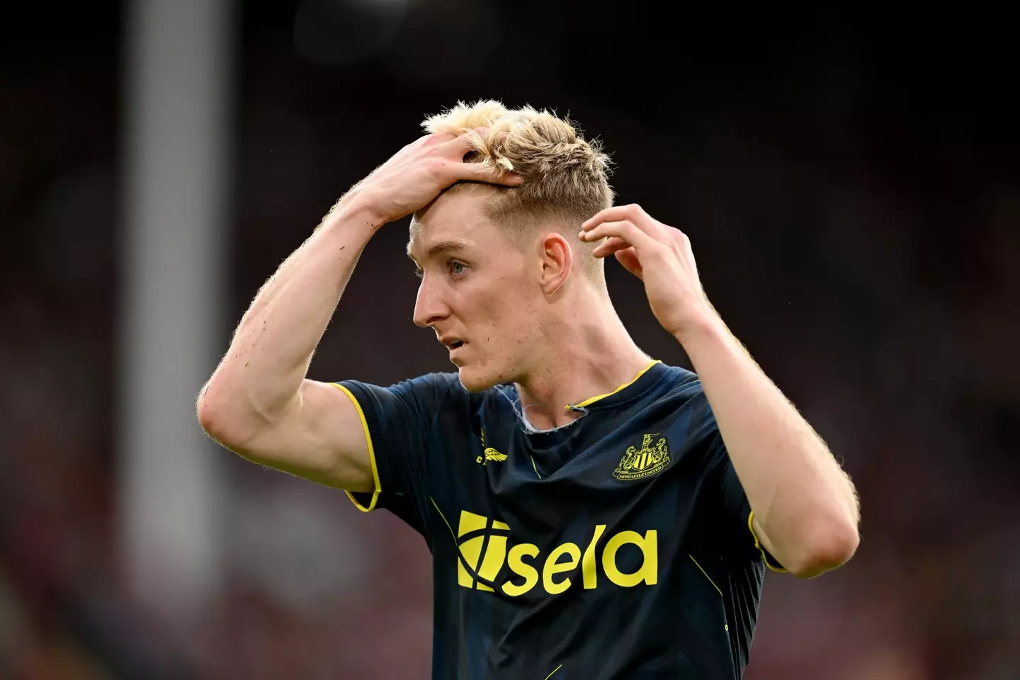 Anthony Gordon set up Newcastle's opener against Sheffield United. (