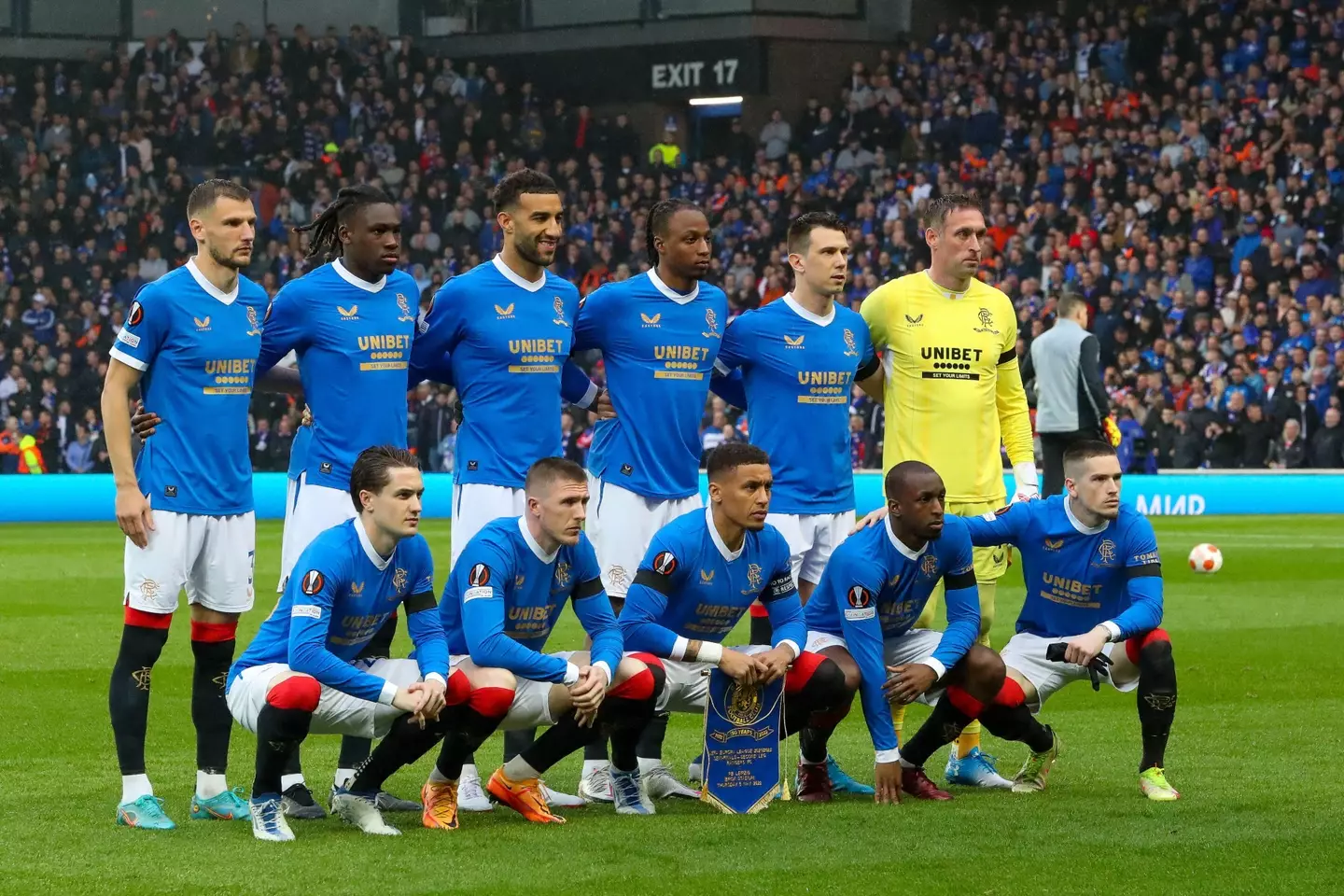 Rangers face Frankfurt in Seville on Wednesday night (Image: PA)