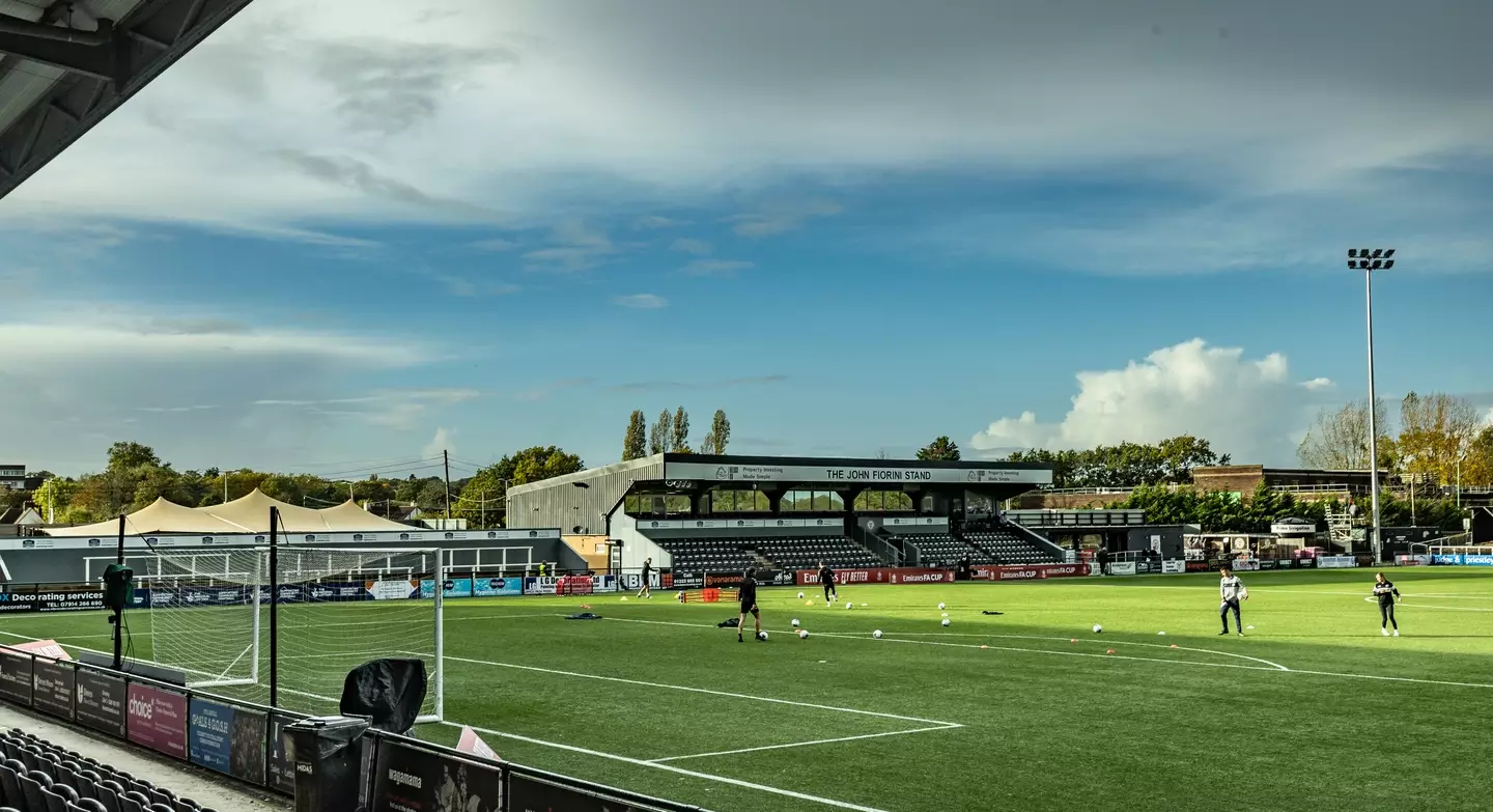 Bromley's Hayes Lane stadium. Image credit: Getty 