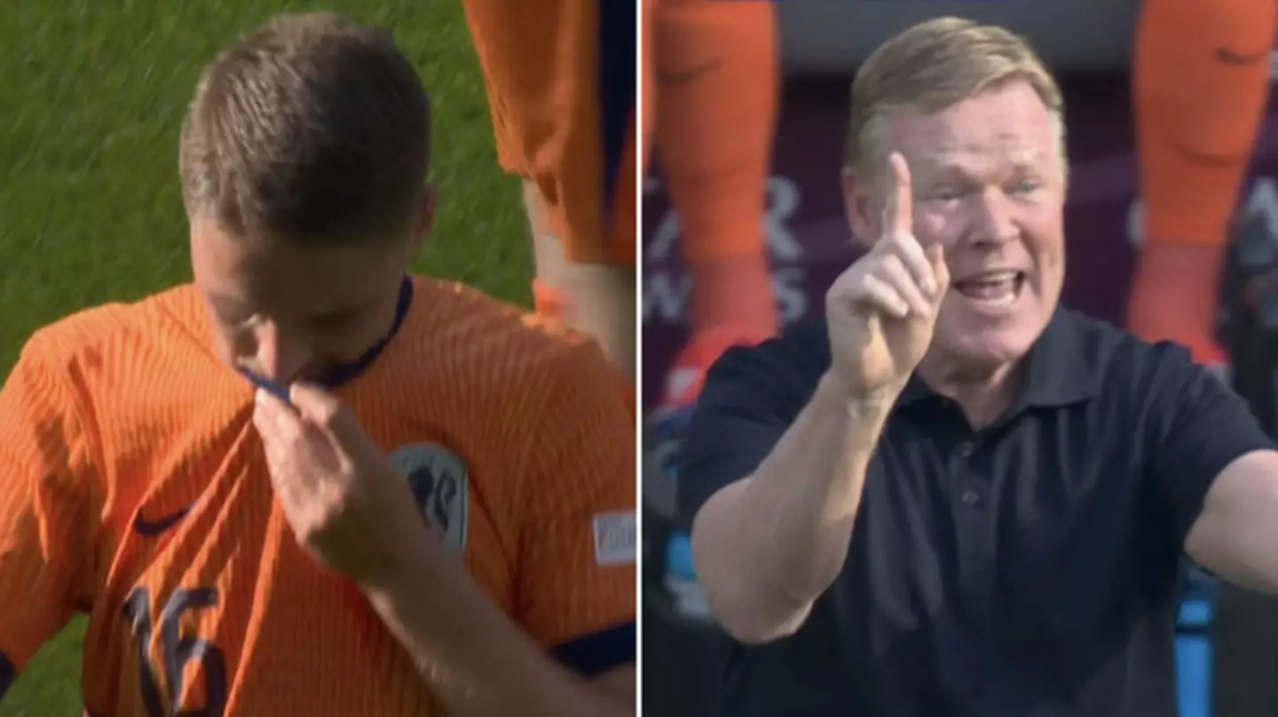 Ronald Koeman makes the most brutal substitution of all-time as Netherlands player looks visibly distraught