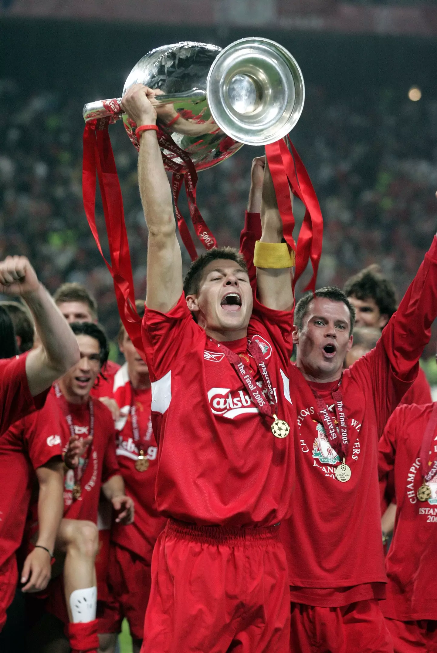 Gerrard inspired Liverpool to the Champions League trophy in 2005 (Image: PA)