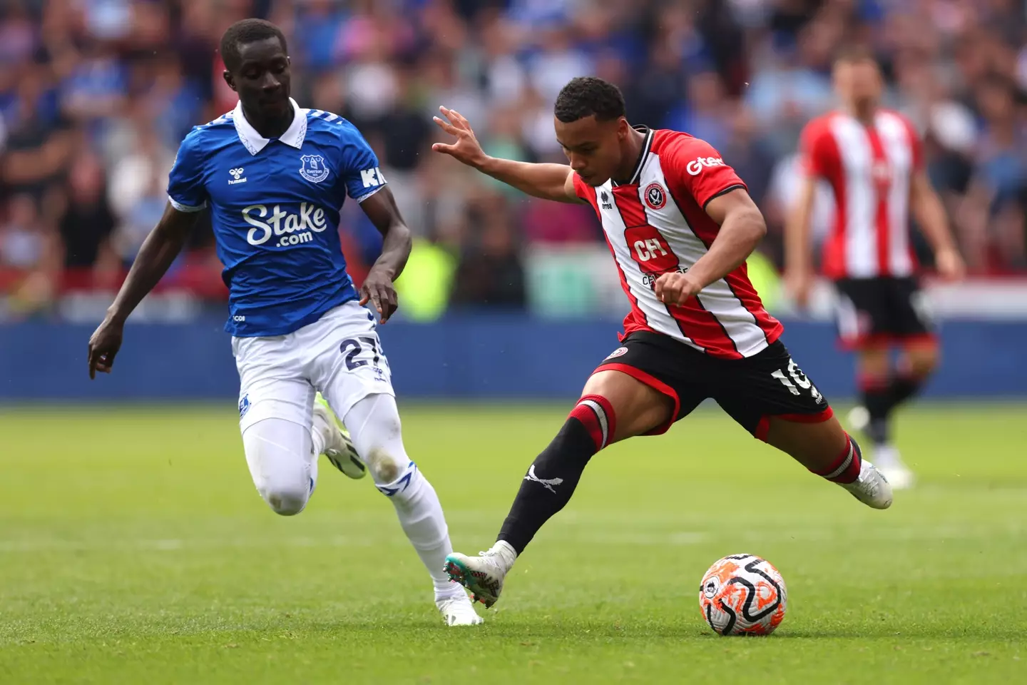 Everton and Sheffield United played out a 2-2 draw in September. (Image