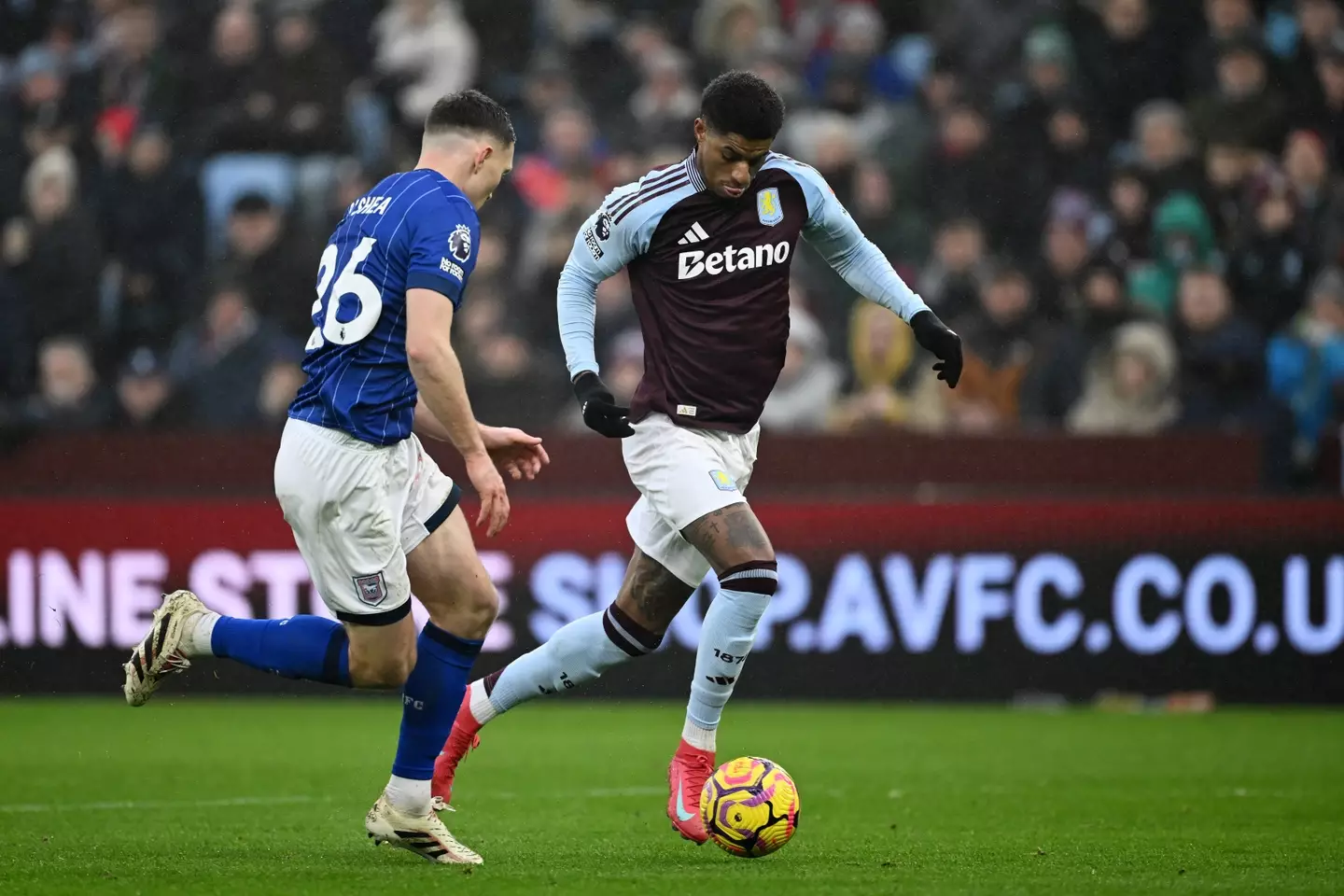 Rashford has made an impressive start to life at Aston Villa. Image credit: Getty