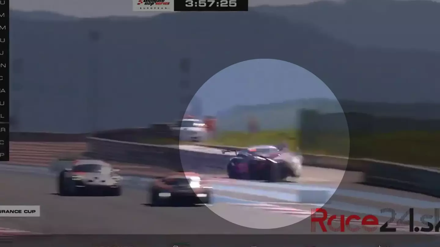 Racing channel forced to cut live broadcast after driver involved in sickening crash