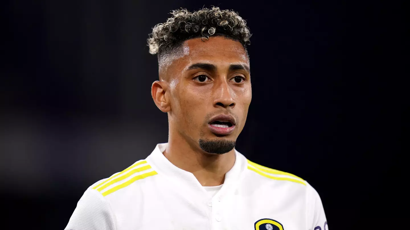 Leeds United's Raphinha during the Premier League match at Selhurst Park, London. (Alamy)