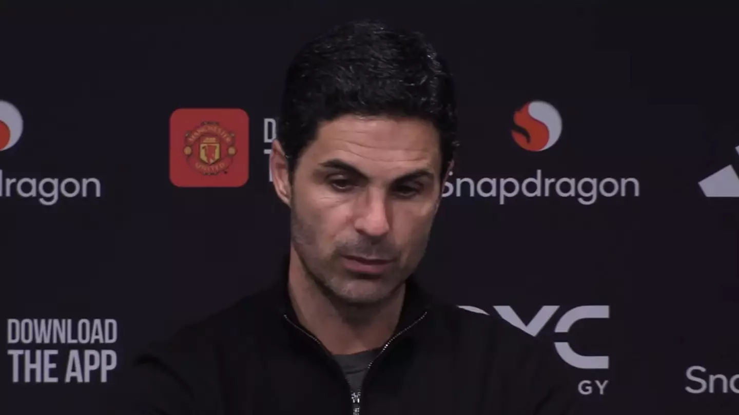 Mikel Arteta issues damning response to question that made him storm out of Sky Sports interview after Man Utd draw