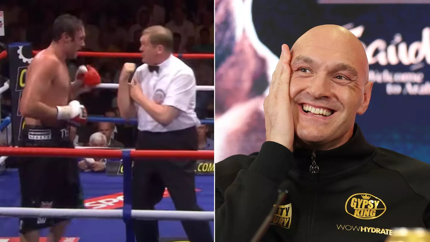 Footage of long-forgotten Tyson Fury fight that many believe he lost resurfaces ahead of Oleksandr Usyk clash