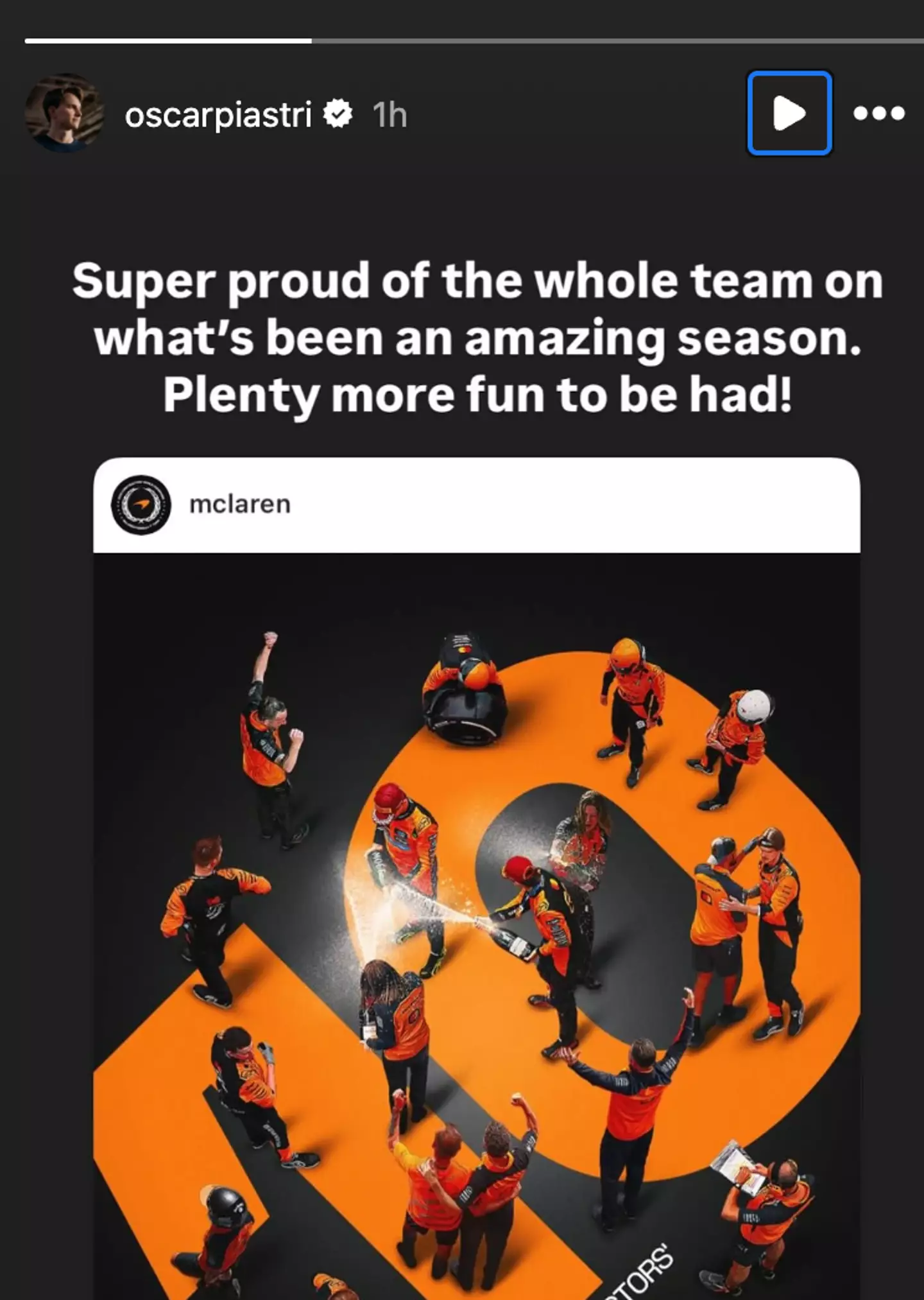 Image: Instagram/@oscarpiastri81