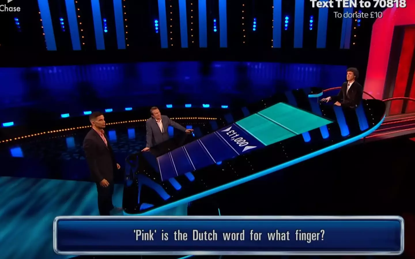 James stuck with his £11,000 in the head-to-head against Darragh 'The Menace' Ennis (Image: Getty)