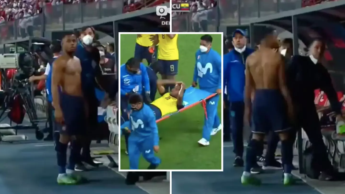 Ecuador Concede Goal Playing With 10 Men For FOUR Minutes In World Cup Qualifier After Losing Substitute's Shirt