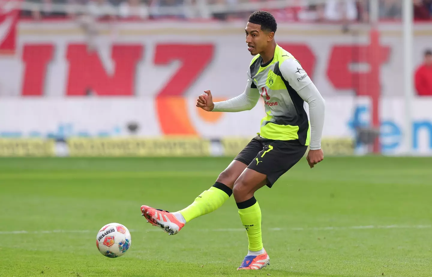 Jobe Bellingham has been linked with a move away from Borussia Dortmund. Image: Getty