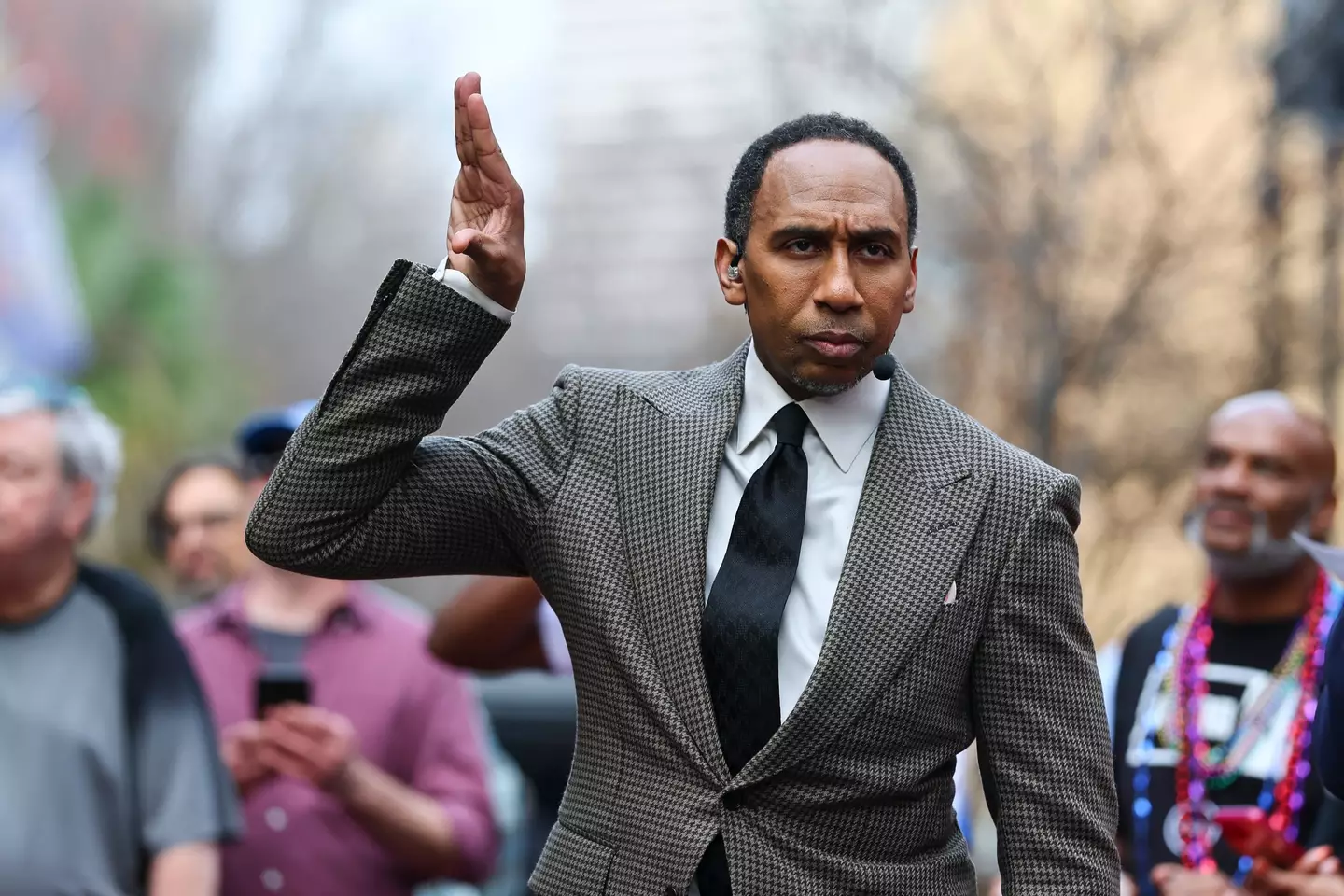 Stephen A Smith was previously critical of Bronny / Photo by Aaron M. Sprecher/Getty Images