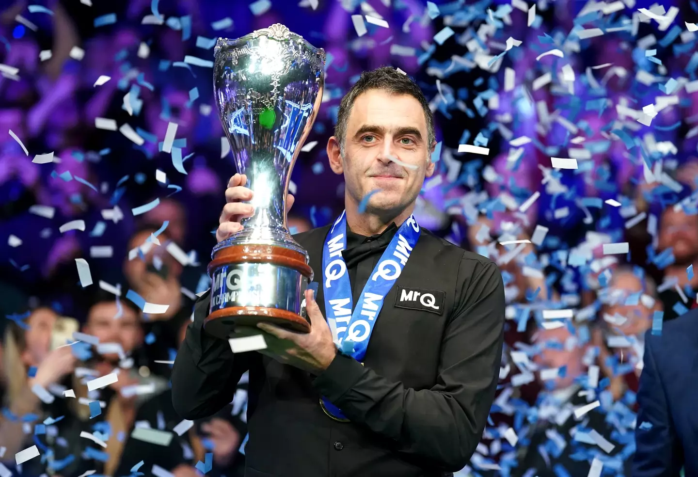Ronnie O'Sullivan picked up his 22nd major ranking event title on Sunday night. (