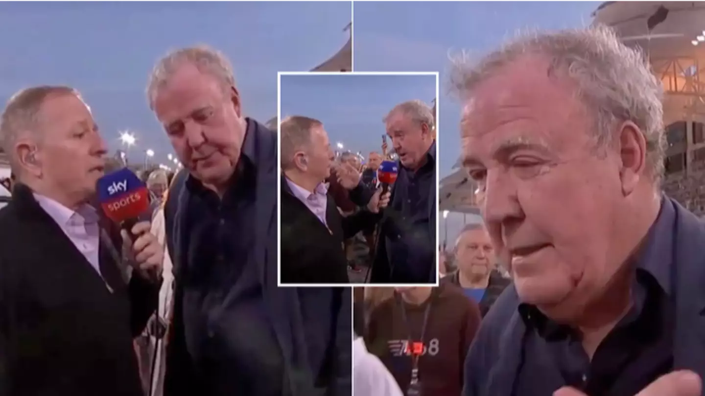 Jeremy Clarkson's gridwalk interview with Martin Brundle before Bahrain GP has got F1 fans talking