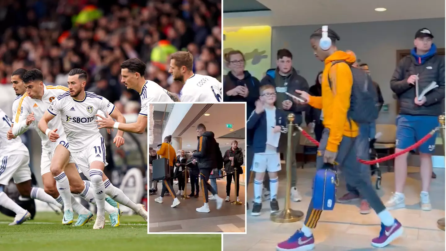 Leeds release statement on behalf of their players after hotel lobby footage goes viral