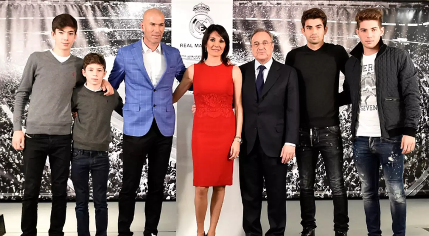 The Zidane family (Credit:Getty)