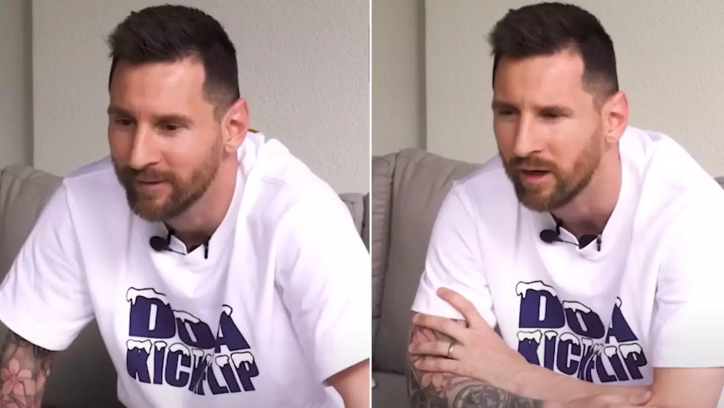 Lionel Messi didn't hesitate when naming his footballing idol and it's not Diego Maradona or Pele