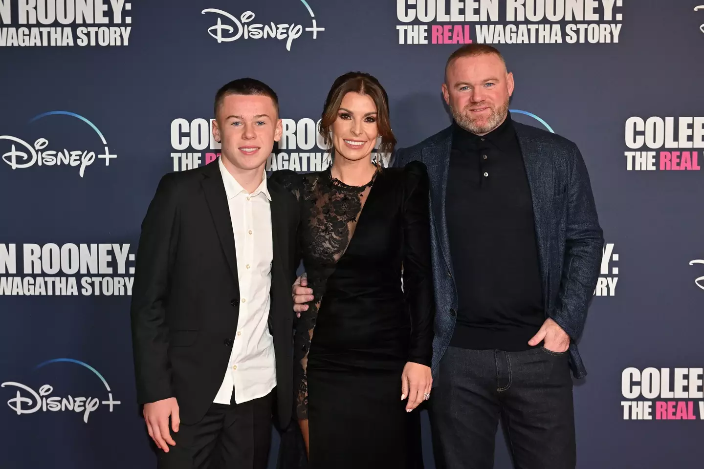 Coleen, Wayne and Kai Rooney (Getty)