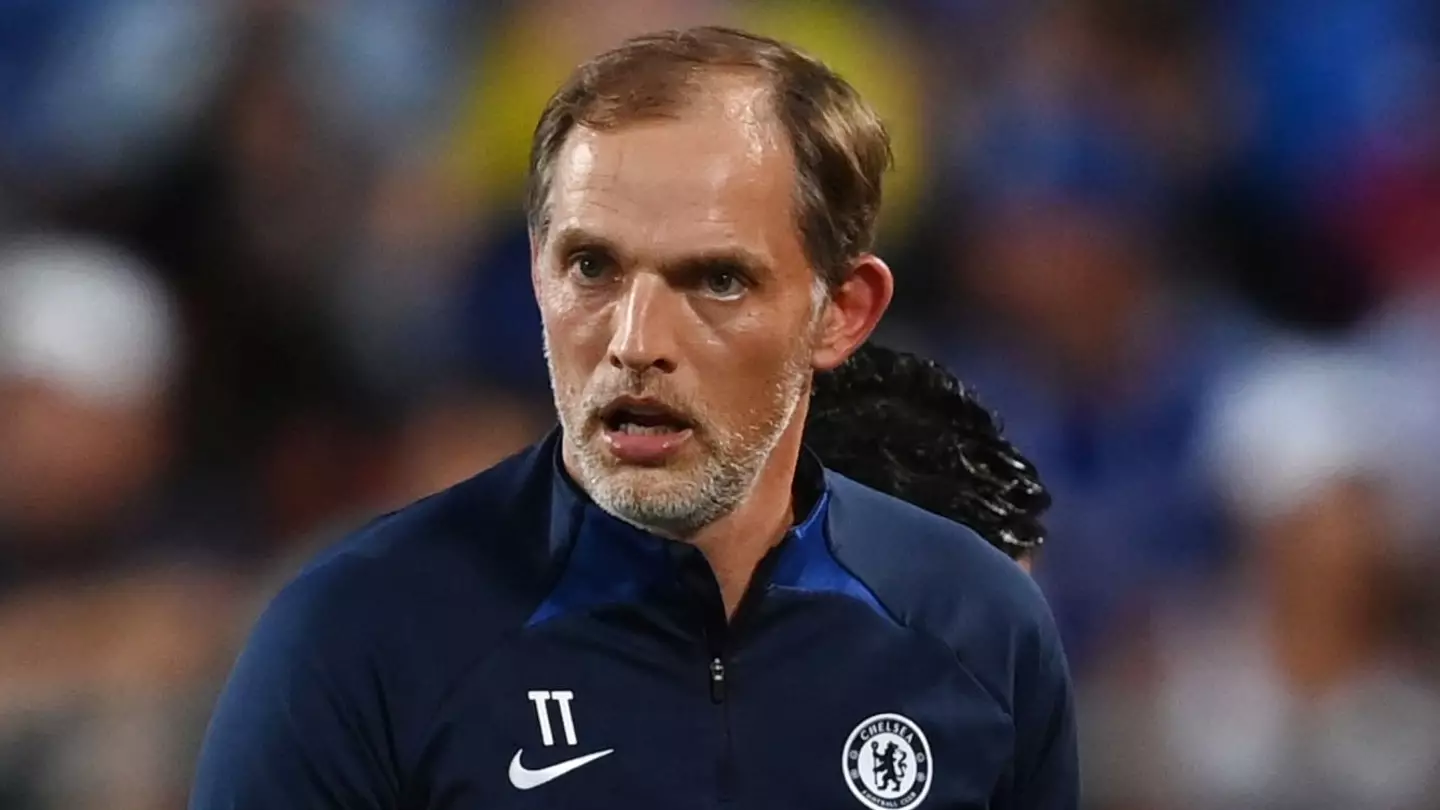Thomas Tuchel against Arsenal in pre-season. (FC Series/Chelsea FC)