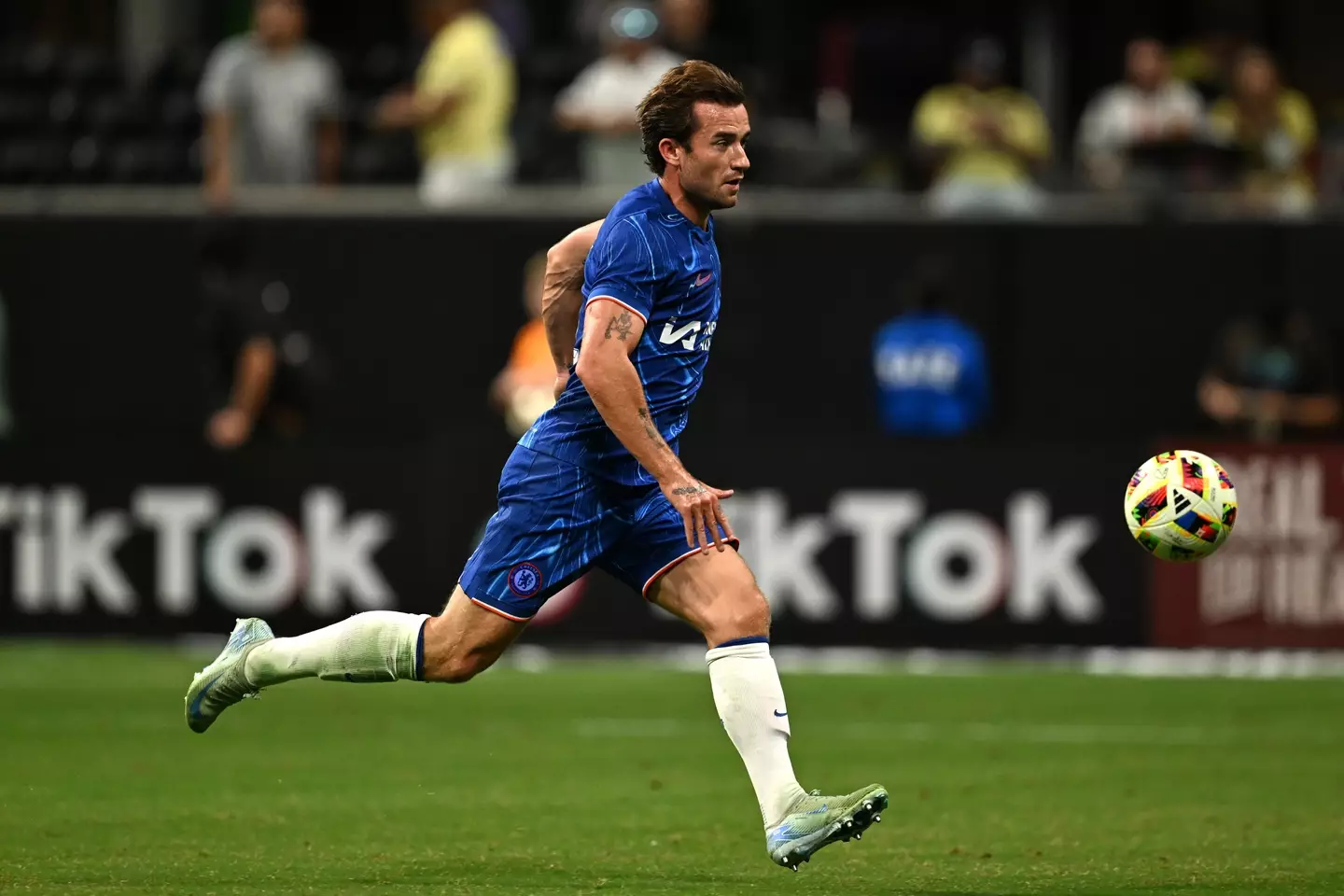 Ben Chilwell in action during pre-season. Image: Getty