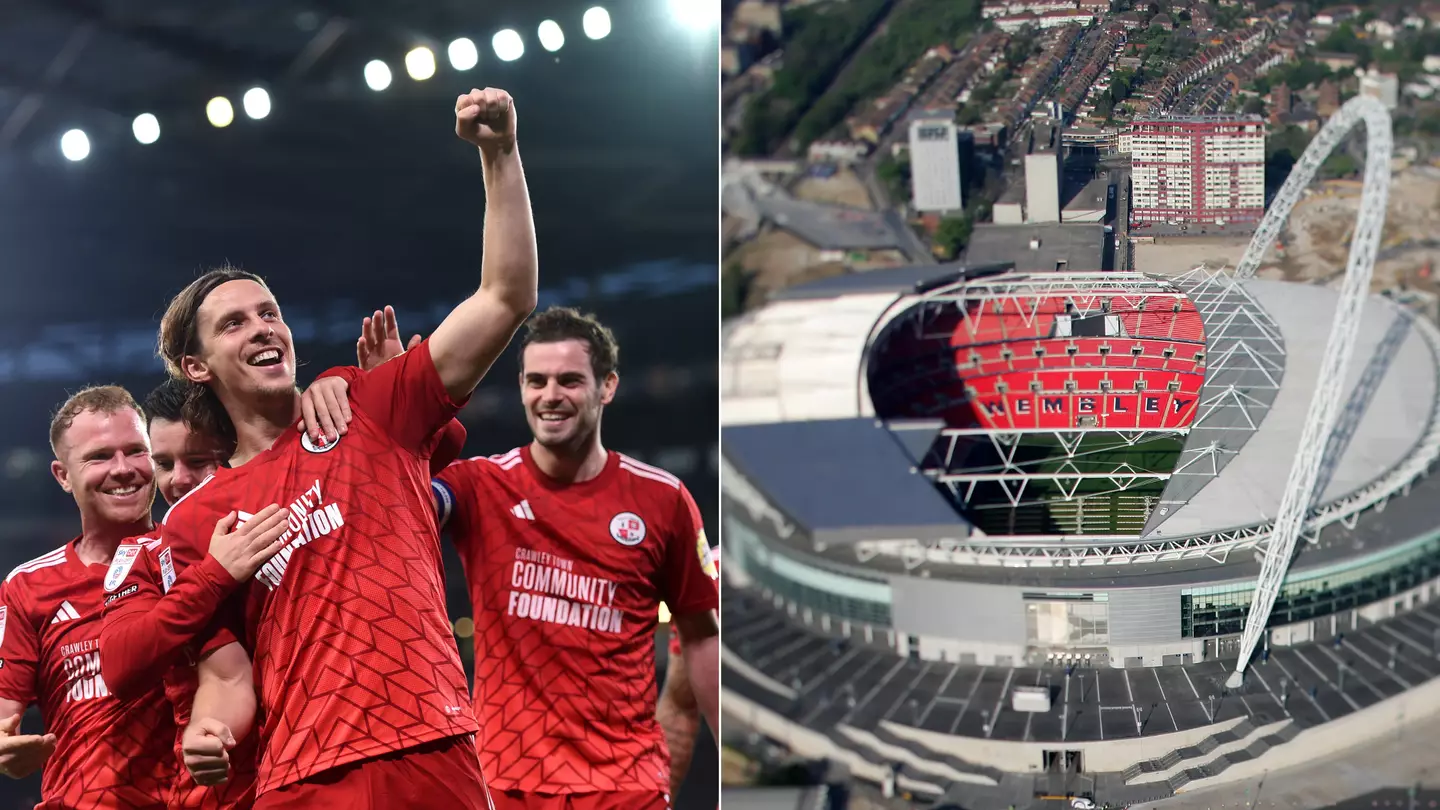 Only one Football League side has never played at Wembley after Crawley’s demolition of MK Dons