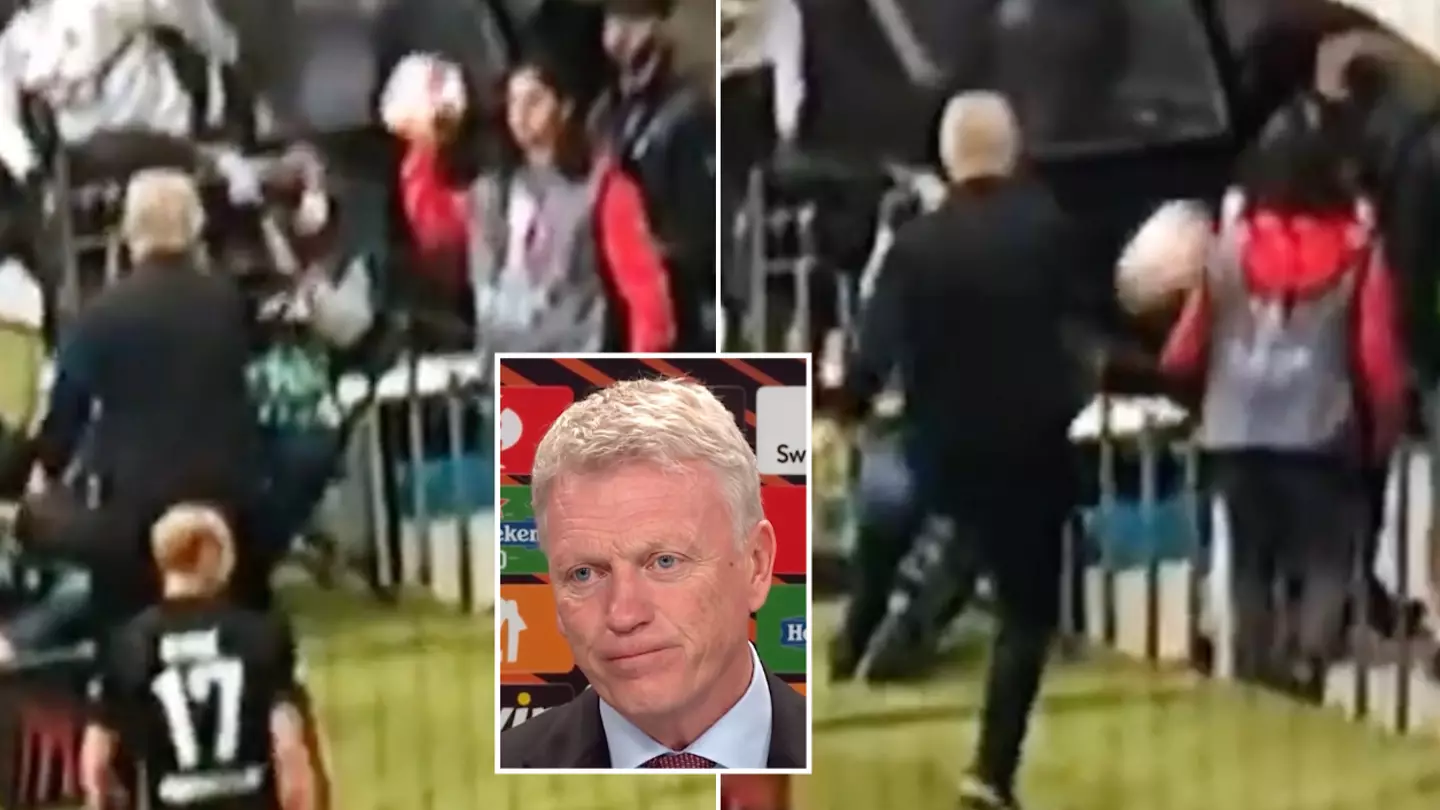 Footage From New Angle Shows David Moyes Almost Volleyed The Ball At Youngster's Head