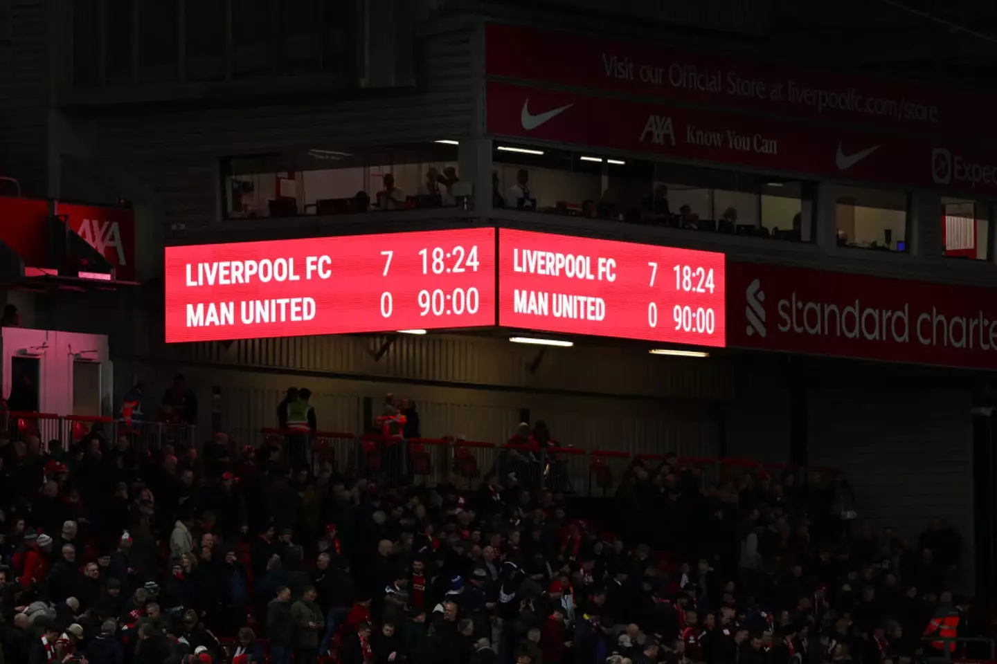United were humiliated by Liverpool at Anfield last season (Image: Getty)