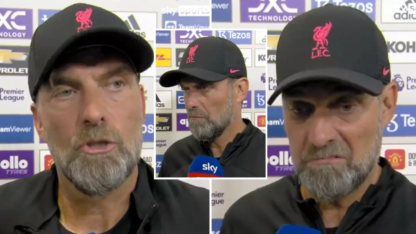 Jurgen Klopp produced yet another post match interview riddled with complaints after Manchester United defeat