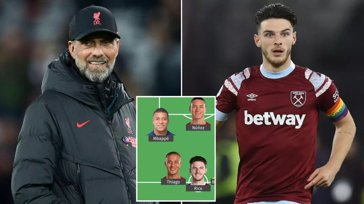 Liverpool fans dream of unreal XI that would 'dominate football for the next five years' after Declan Rice links