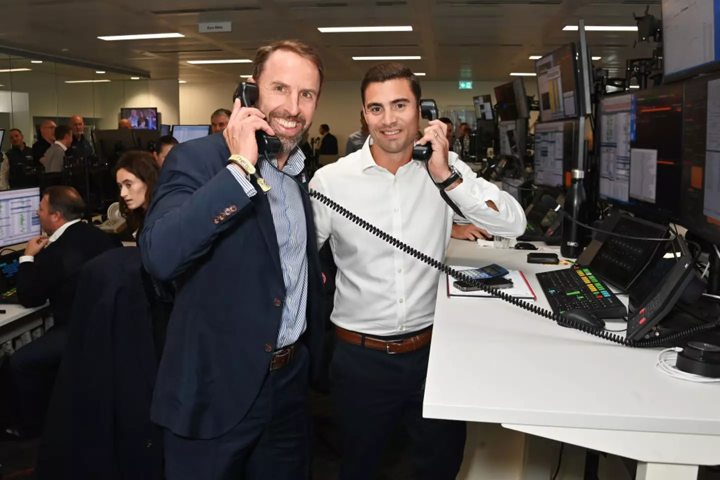 Gareth Southgate attending the BGC Charity Day -