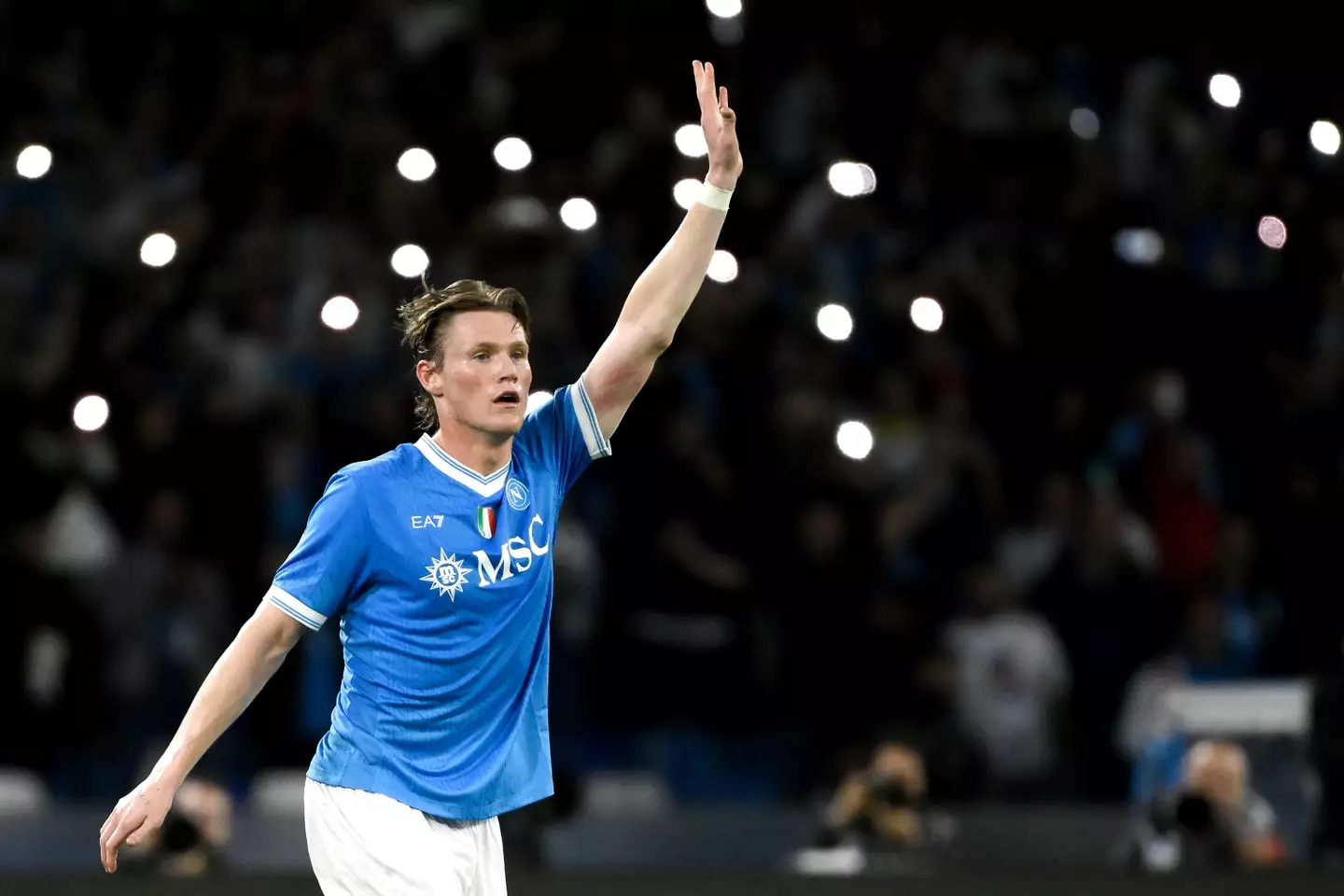 Scott McTominay is on Barcelona's shortlist, according to a report. Image: Getty