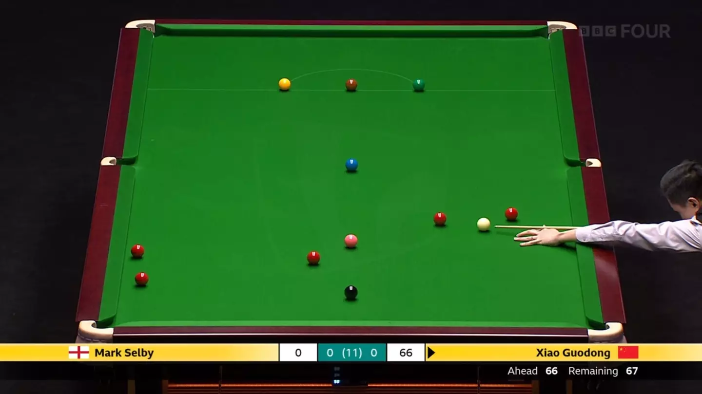 Davis commented on the table during Xiao's victory over Mark Selby. Image credit: Getty