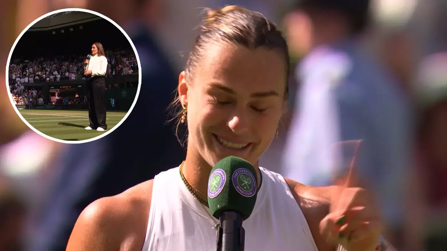 'No I didn't say that' - Aryna Sabalenka interrupts interviewer at Wimbledon after 'annoying' comment