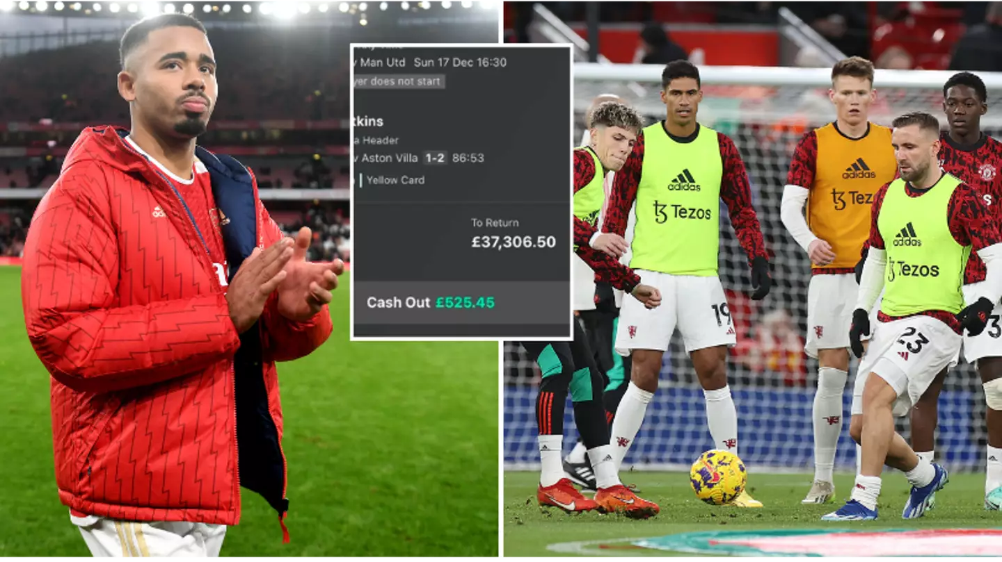 Punter will win £37,000 if Raphael Varane scores vs Liverpool, it's the most insane 4-fold bet ever