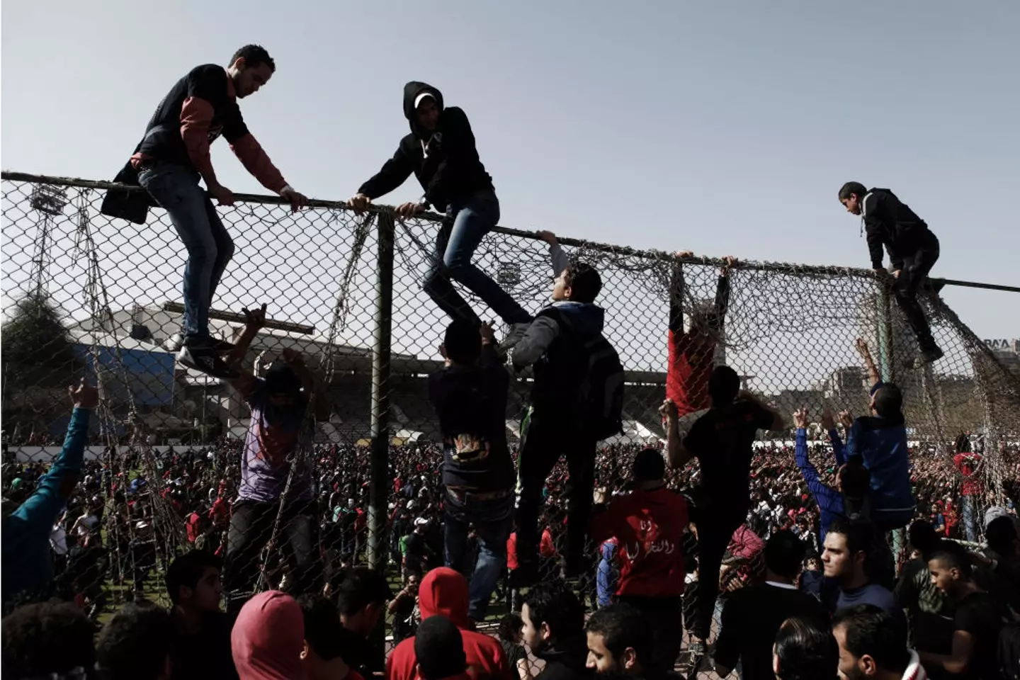 Al Ahly Fans Celebrated the result of the trials following the riots. (Ed Giles/Getty Images)