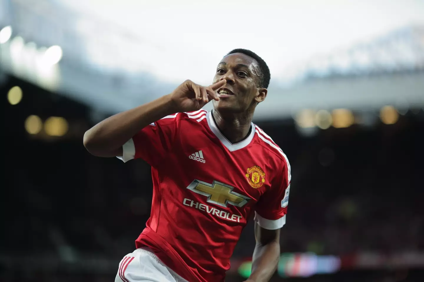 Anthony Martial scored against Liverpool on his Manchester United debut. Image: Getty