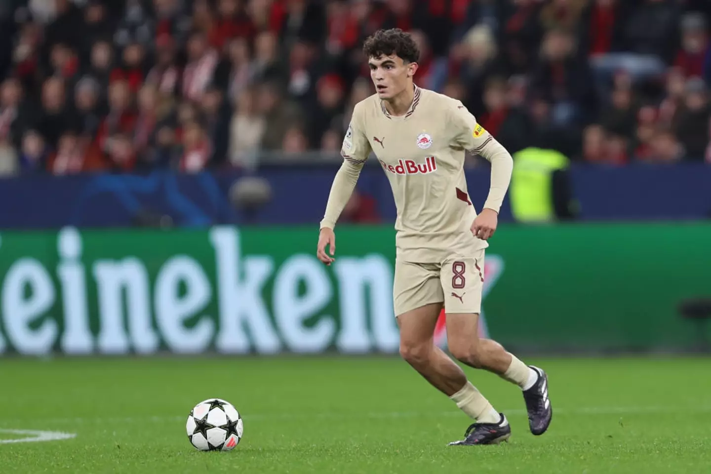 Stefan Bajcetic could see his RB Salzburg loan terminated (Credit:Getty)