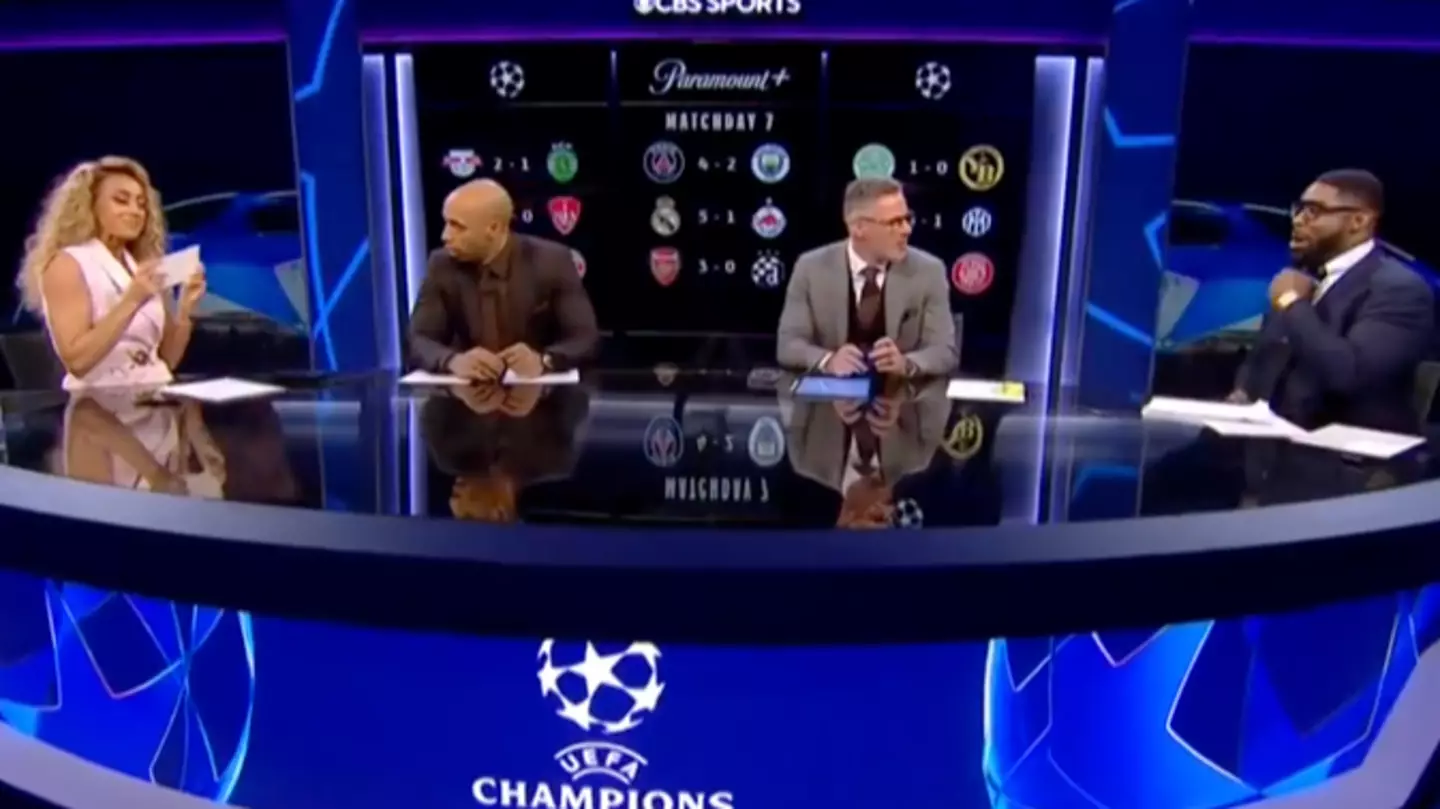 CBS Sports panel left in tears after seeing gift Brest sent to Micah Richards live on-air
