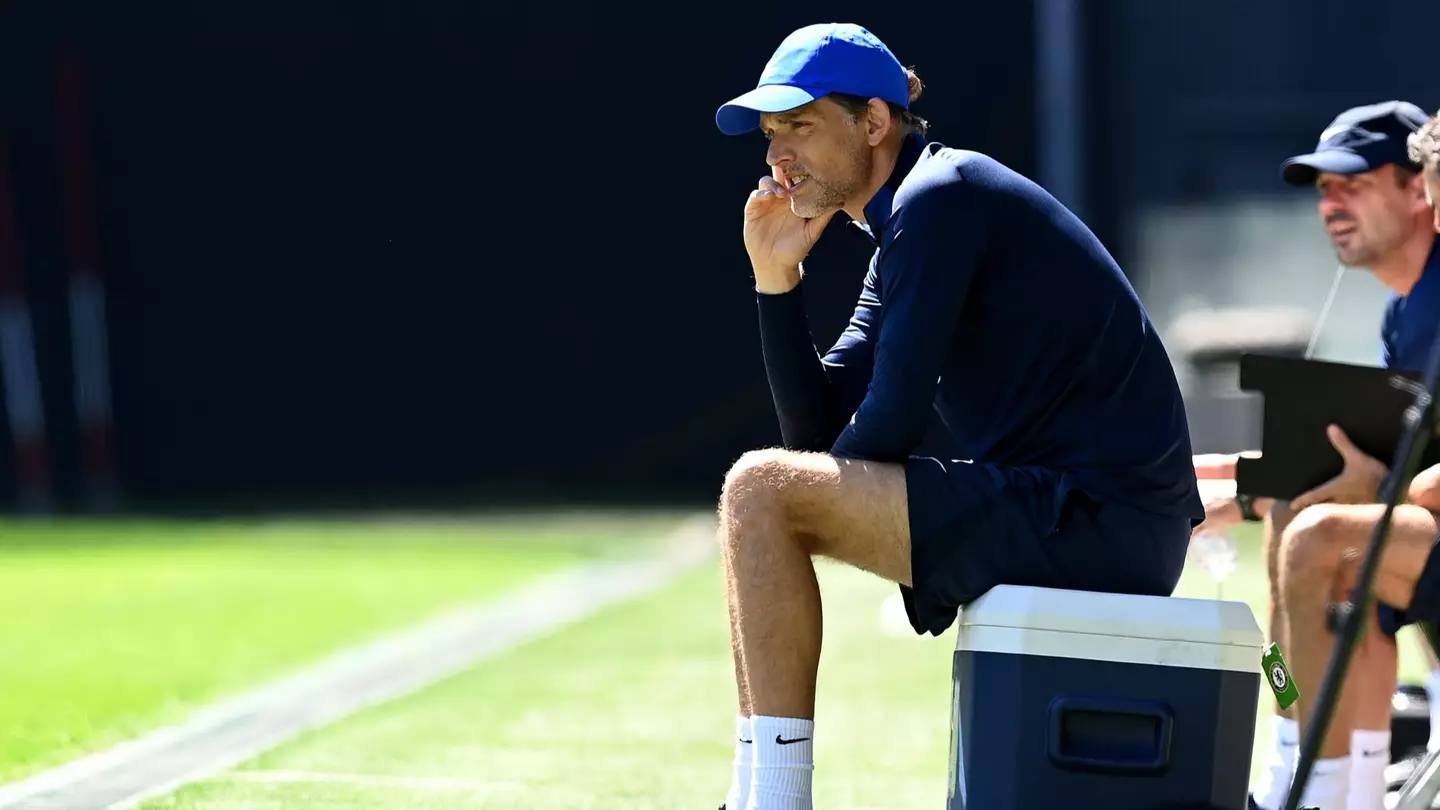 Thomas Tuchel watches on in Italy during Udinese vs Chelsea. (Chelsea FC)