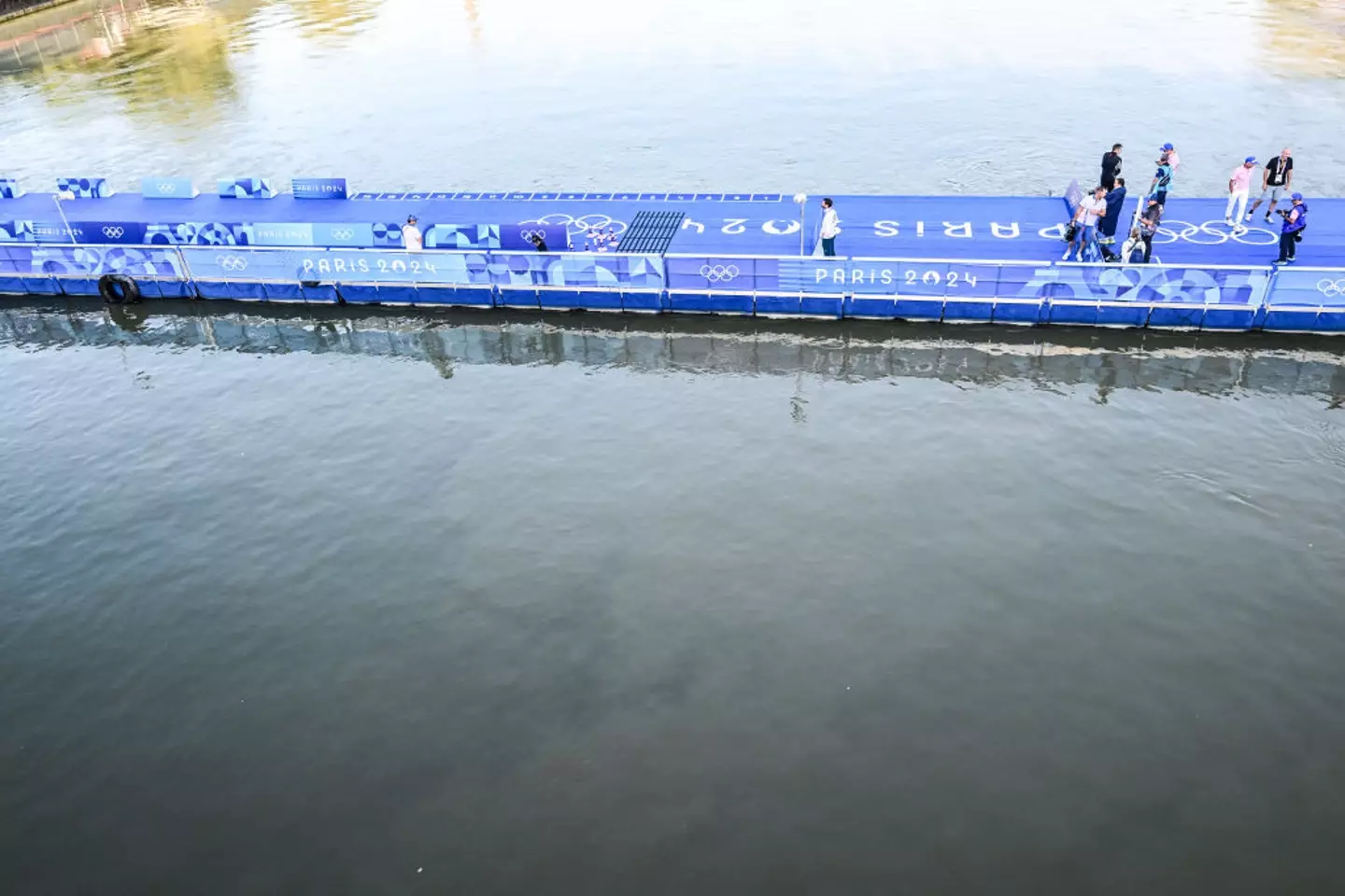 Several Olympic events have been held in the River Seine in Paris -