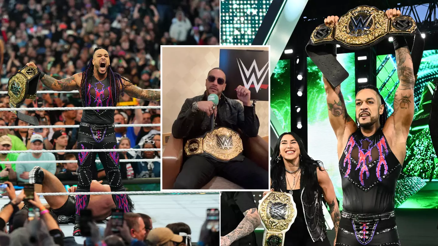 WWE world champion Damian Priest reveals what happens when he tries to take his title through airport security