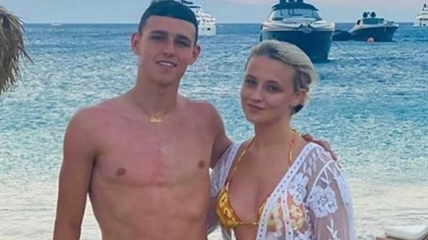 Phil Foden In Beach Bust-Up With Girlfriend After She Looked At His Phone